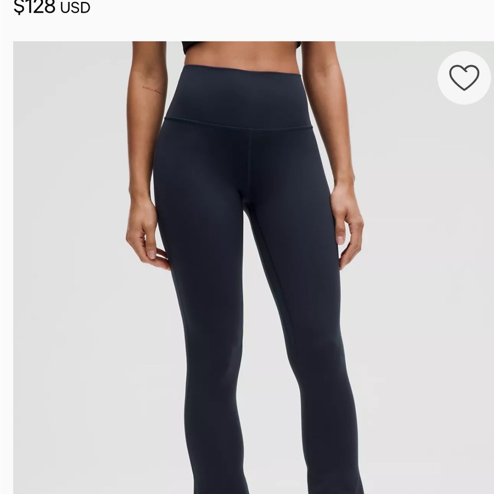 Lululemon Athletica Black High-Waisted Leggings ribbed